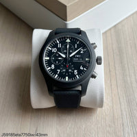IWC PILOT  PRETO 43MM SUPER CLONE