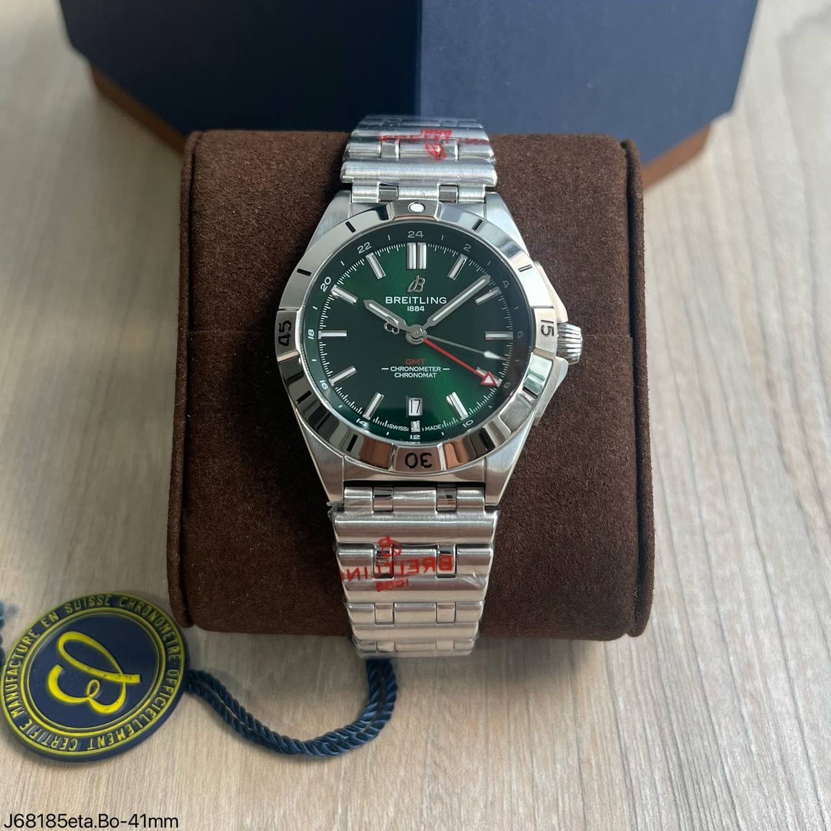 BREITLING CHRONOMAT PRATA VERDE 41MM SUPER CLONE