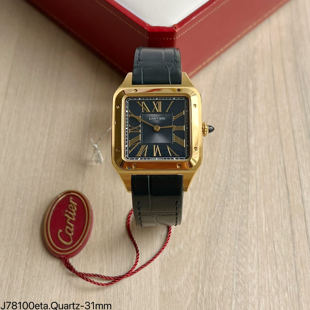 CARTIER SANTOS DUMONT ETA FEMININO 31MM SUPER CLONE