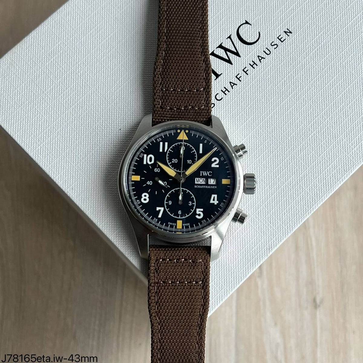IWC PILOT  PRATA 43MM SUPER CLONE
