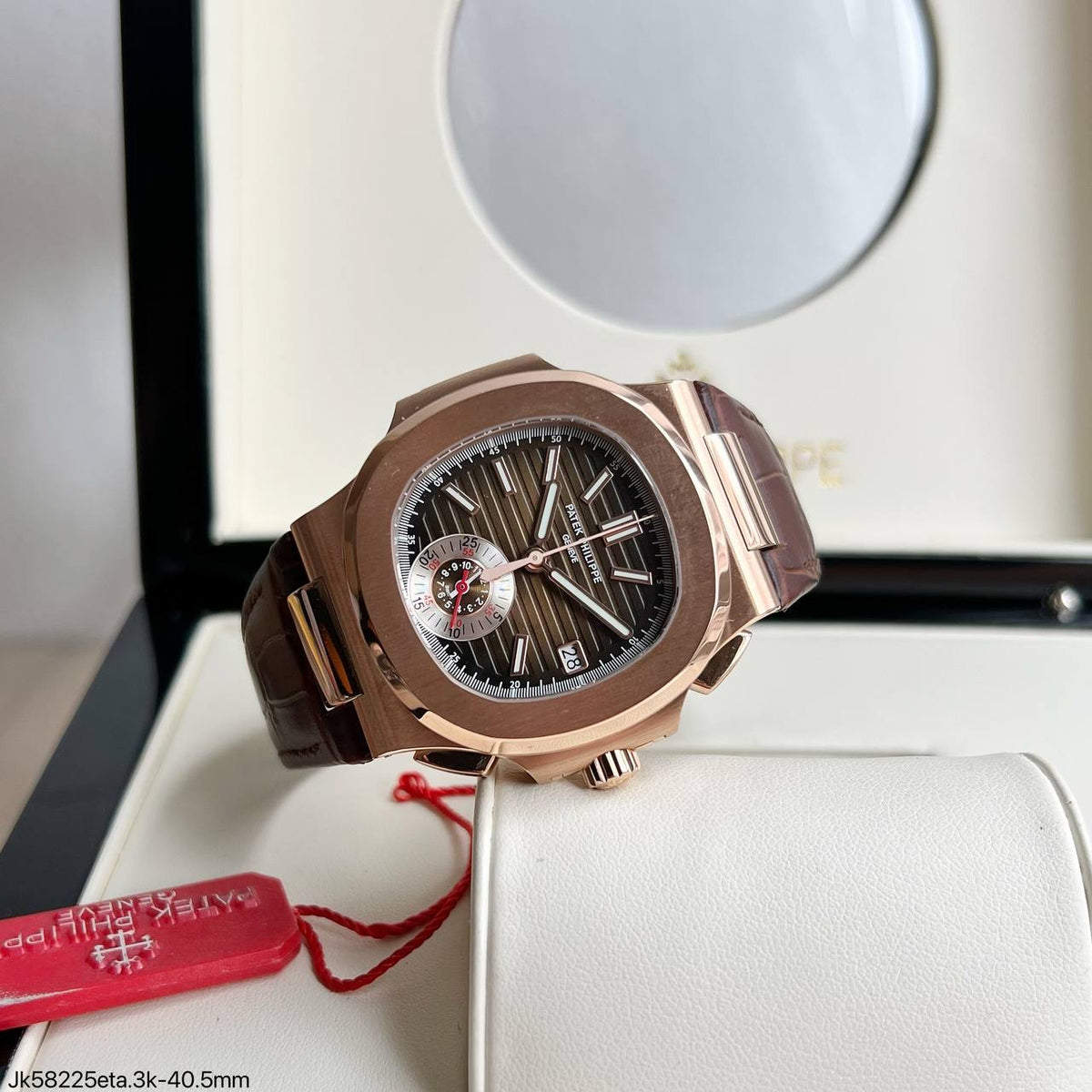 PATEK PHILIPPE NAUTILUS 40MM ROSE 5980R-001 SUPER CLONE