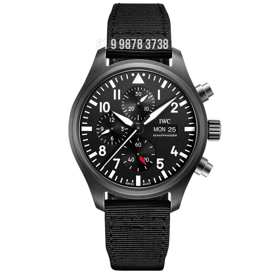 IWC PILOT  PRETO 43MM SUPER CLONE
