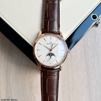 JAEGER-LECOULTRE MASTER ULTRA THIN MOON ROSE 39MM SUPER CLONE
