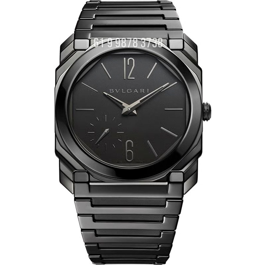 BVLGARI OCTO BLACK ETA J68220 SUPER CLONE