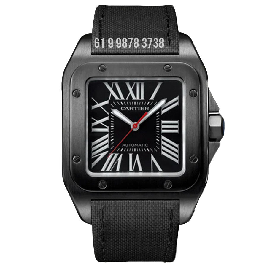 CARTIER SANTOS PRETO  40MM SUPER CLONE