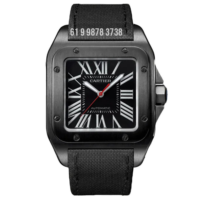 CARTIER SANTOS PRETO  40MM SUPER CLONE