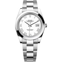 ROLEX DATEJUST  BRANCO ETA 3235 SUPER CLONE
