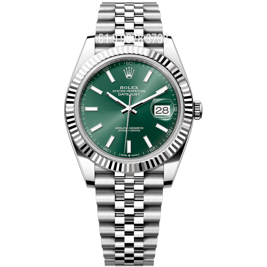 ROLEX DATEJUST 41MM VERDE JUBILEU 126234 SUPER CLONE