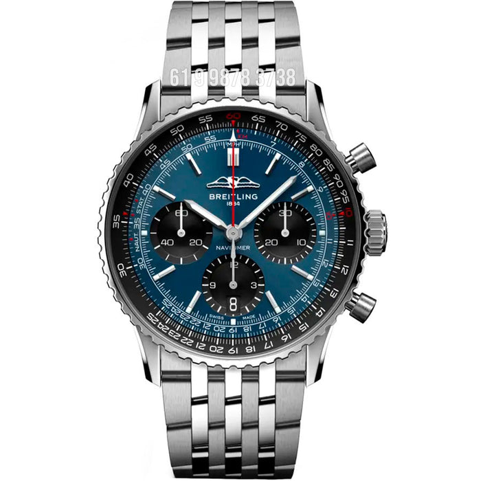 BREITLING NAVITIMER AZUL ETA SUPER CLONE