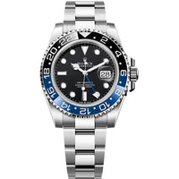ROLEX GMT MASTER II PRETO AZUL BATMAN  40MM 126710 SUPER CLONE