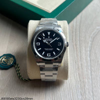 ROLEX EXPLORER I PRETO 39MM 124270 SUPER CLONE