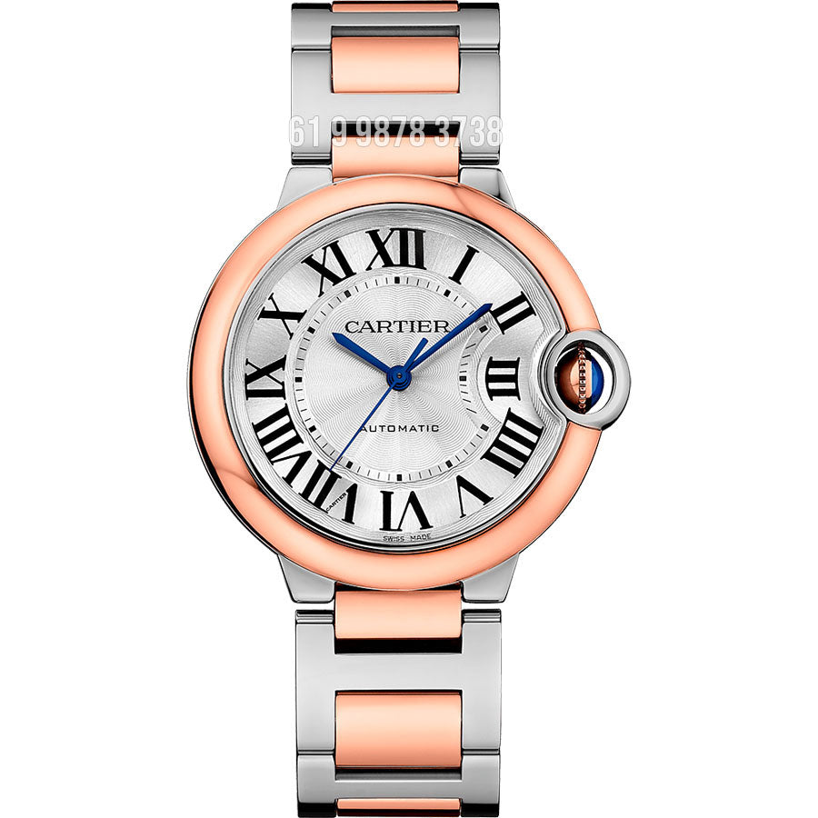 CARTIER BALLON ETA MISTO ROSÊ 36MM J78100 SUPER CLONE