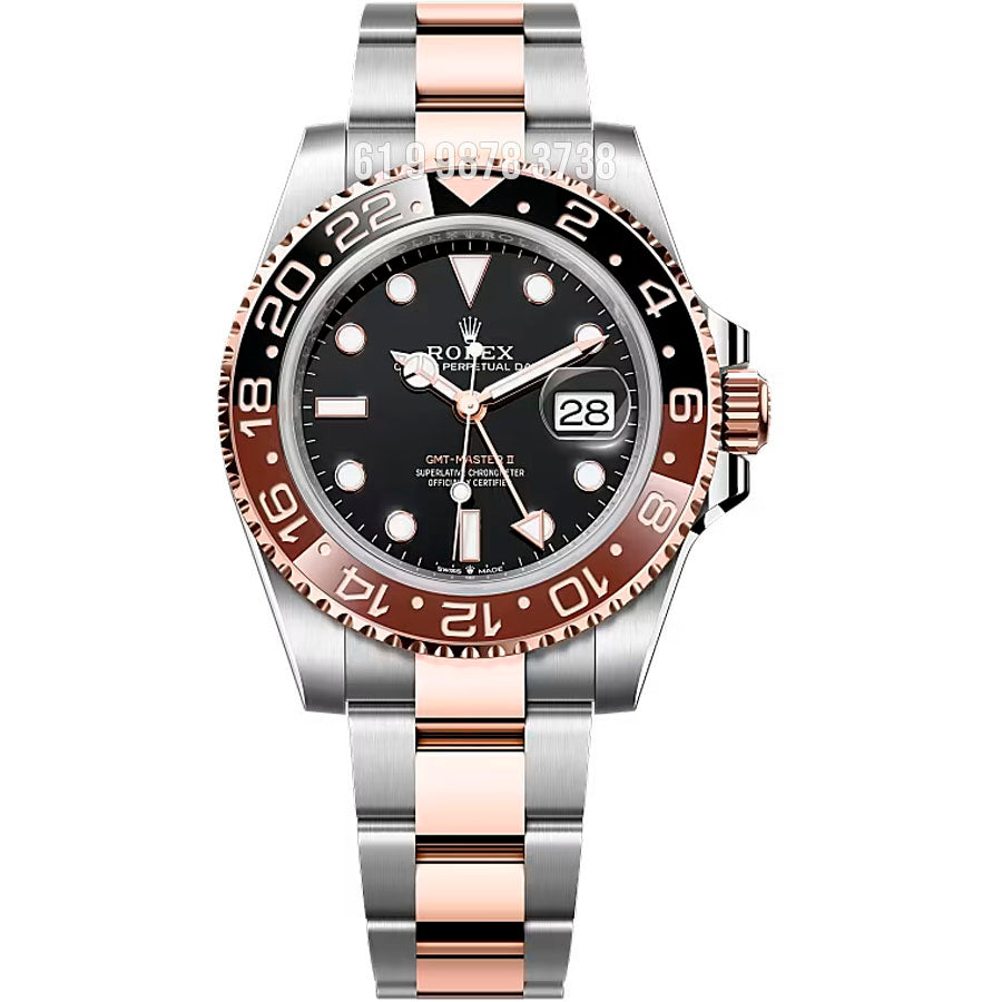 ROLEX GMT MASTER II MISTO 3285 ETA SUPER CLONE