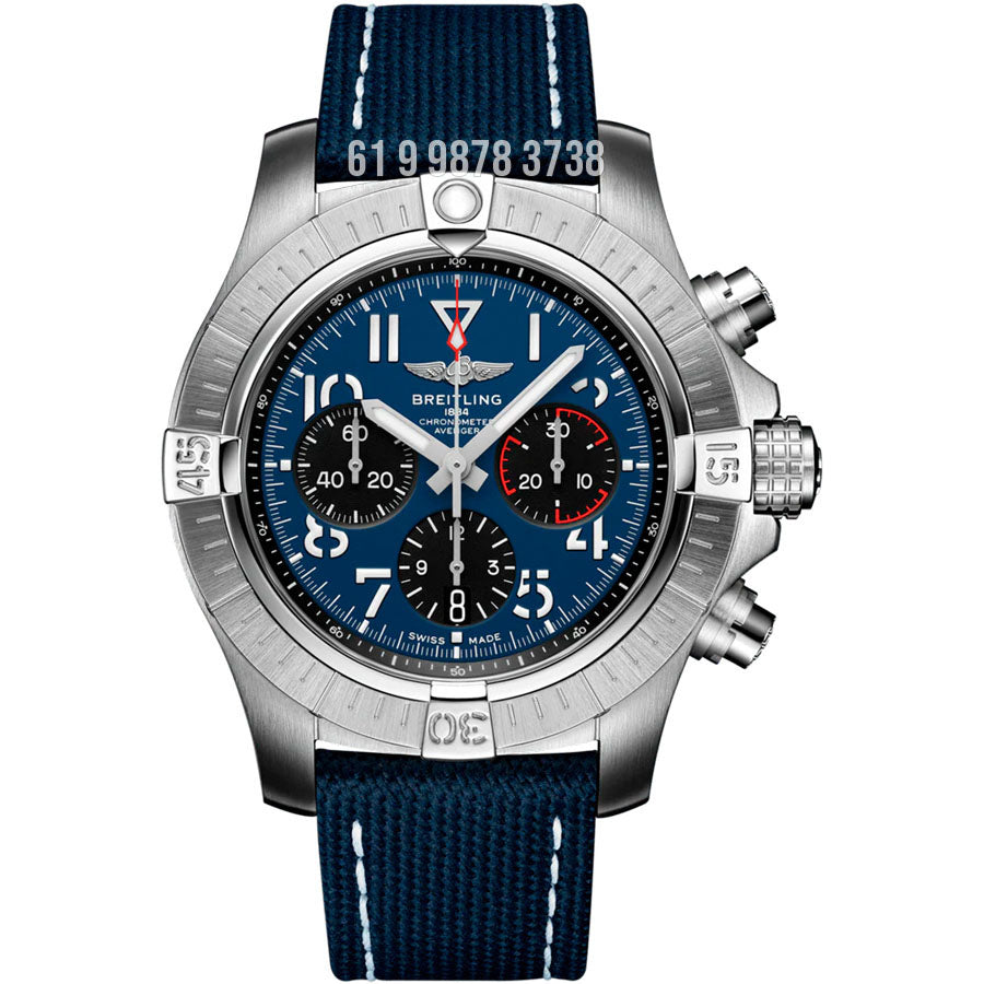 BREITLING ETA AVENGER BLUE SUPER CLONE