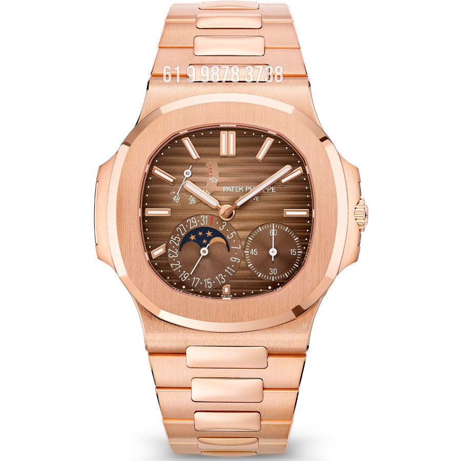 PATEK PHILIPPE NAUTILUS ROSE ETA SUPER CLONE