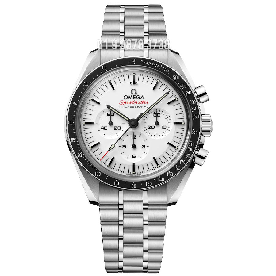 OMEGA SPEEDMASTER PROFESSIONAL 42MM BRANCO SUPER CLONE