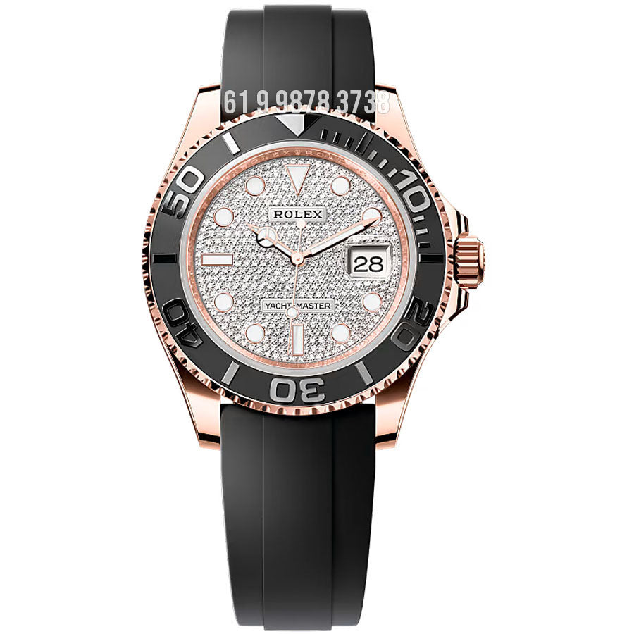 ROLEX YACHTMASTER ETA ROSE BRILHANTES SUPER CLONE
