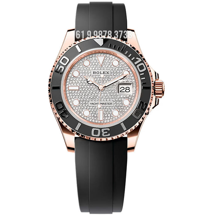 ROLEX YACHTMASTER ETA ROSE BRILHANTES SUPER CLONE