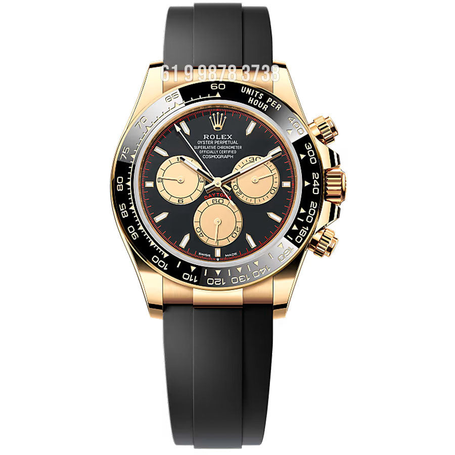 ROLEX DAYTONA 126518LN ETA 4130 GOLD OYSTER FLEX SUPER CLONE