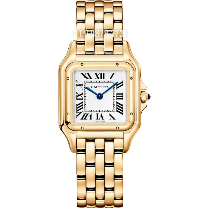 CARTIER PANTHERE DOURADO BRANCO 27MM SUPER CLONE