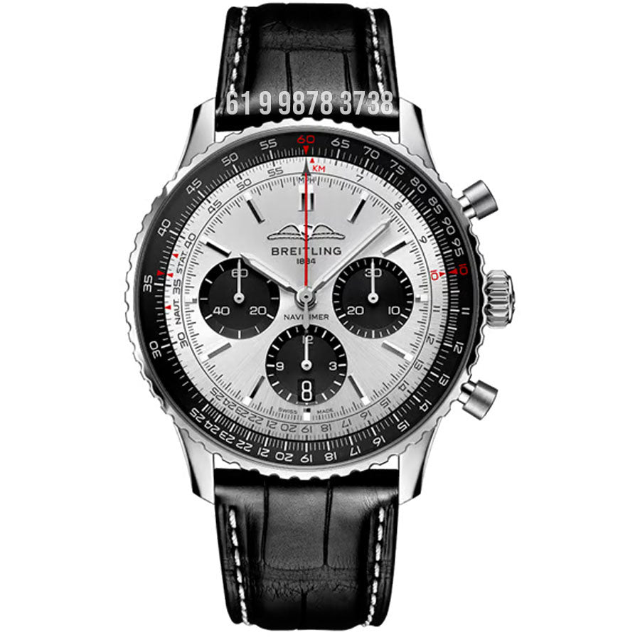 cópia de BREITLING NAVITIMER ETA B01 VERDE SUPER CLONE