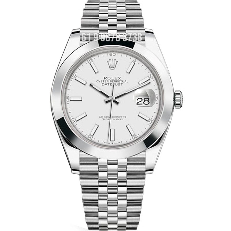 ROLEX DATEJUST 41MM BRANCOJUBILEU 126234 SUPER CLONE