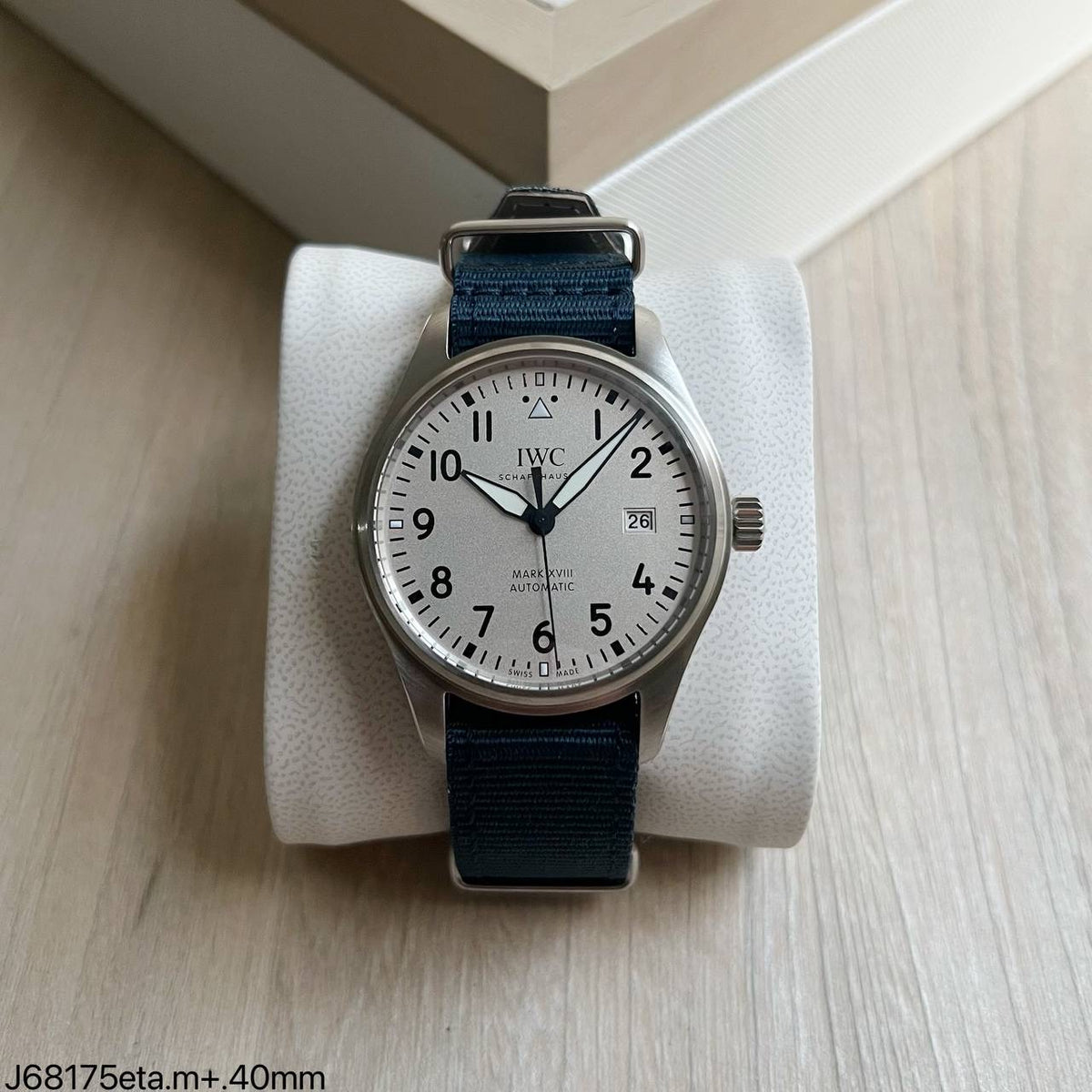IWC MARK XVIII PRATA BRANCO 40MM SUPER CLONE