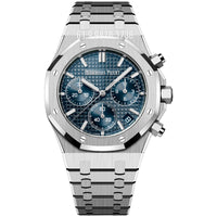 AUDEMARS PIGUET ROYAL OAK 41MM PRATA AZUL SUPER CLONE
