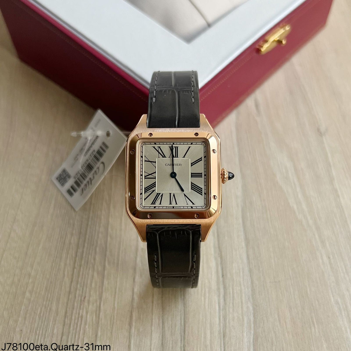 CARTIER SANTOS DUMONT ETA FEMININO 31MM SUPER CLONE
