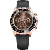 ROLEX DAYTONA 116515LN ROSE CHOCOLATE BORRACHA 40MM SUPER CLONE