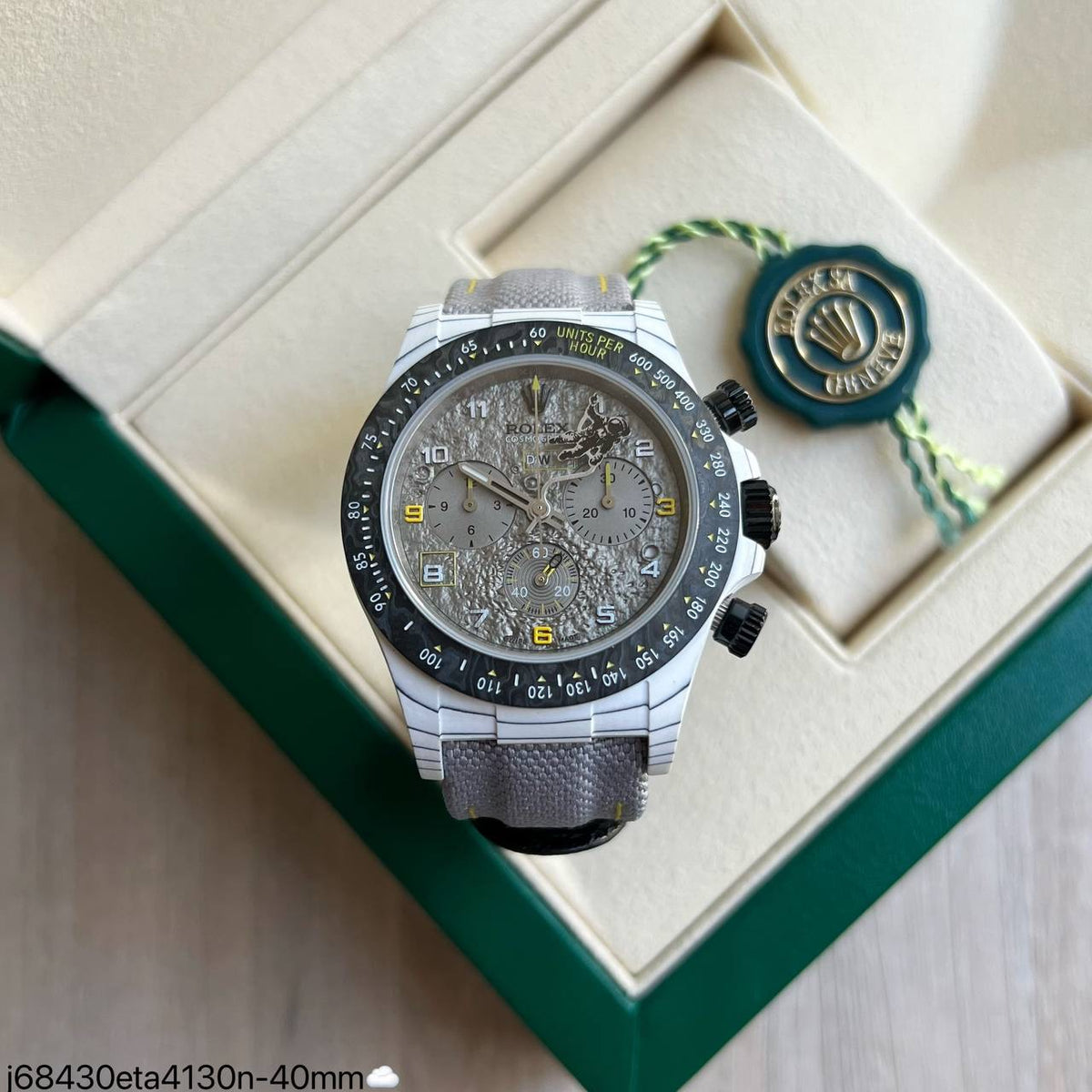 ROLEX DAYTONA DiW 4130 CUSTOM ETA SUPER CLONE