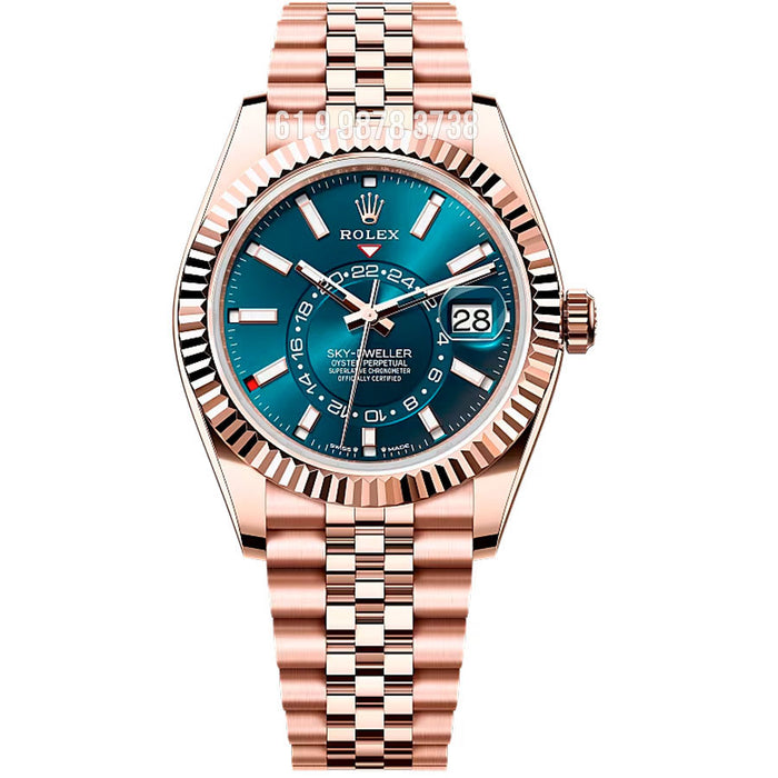 ROLEX SKY-DWELLER ROSÊ ETA SUPER CLONE