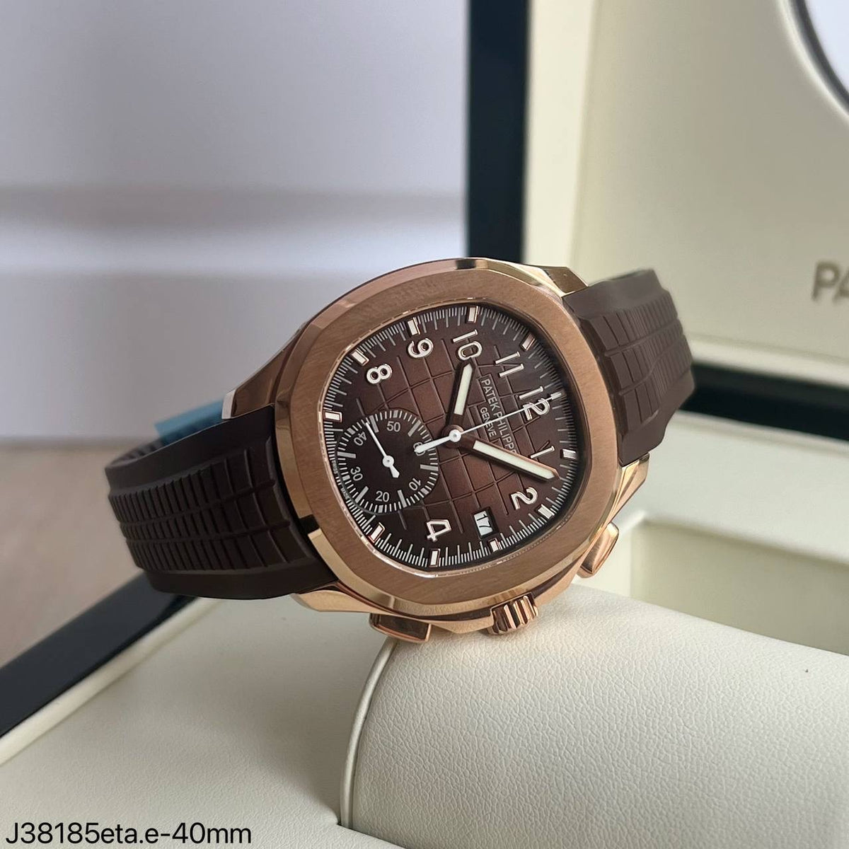 PATEK PHILIPPE AQUANAUT 40MM ROSE  5968R SUPER CLONE