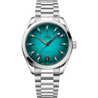 OMEGA SEAMASTER AQUA TERRA CO-AXIAL 41MM PRATA AZUL SUPER CLONE
