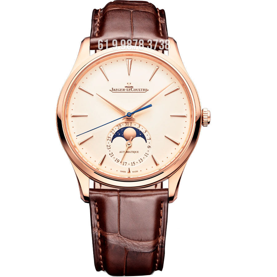 JAEGER-LECOULTRE MASTER ULTRA THIN MOON ROSE 39MM SUPER CLONE