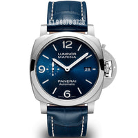 PANERAI LUMINOR MARINA PRATA AZUL 42MM SUPER CLONE