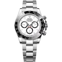 ROLEX DAYTONA PRATA BRANCO PANDA 2024 40MM 126500LN SUPER CLONE