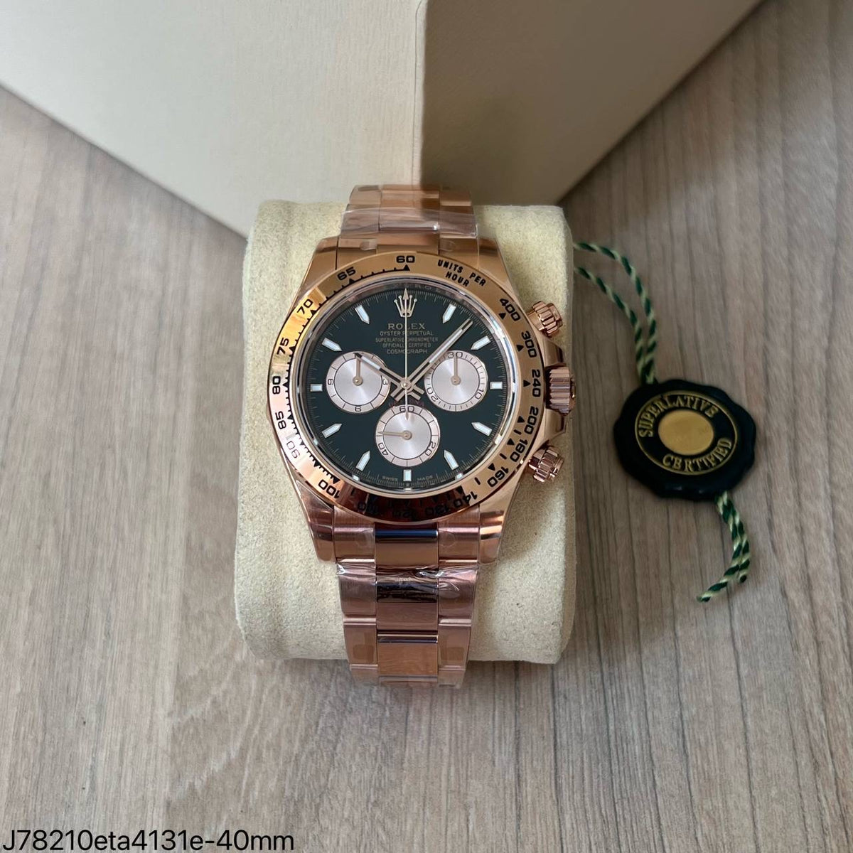 ROLEX DAYTONA 126505 ETA ROSE SUPER CLONE