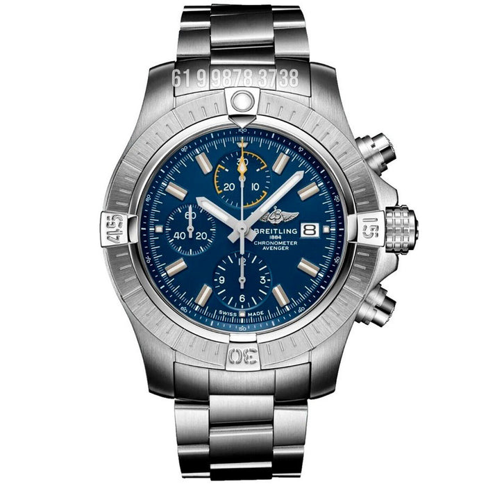 BREITLING ETA AVENGER BLUE 1884 SUPER CLONE