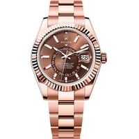 ROLEX SKY-DWELLER ROSÊ ETA J58195 SUPER CLONE