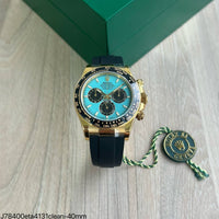 ROLEX DAYTONA 126518LN TIFFANY GOLD OYSTER FLEX SUPER CLONE