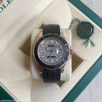 ROLEX YACHTMASTER ETA ROSE BRILHANTES SUPER CLONE