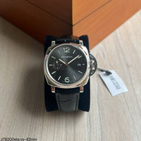 PANERAI LUMINOR DUE PRATA PRETO 44MM SUPER CLONE