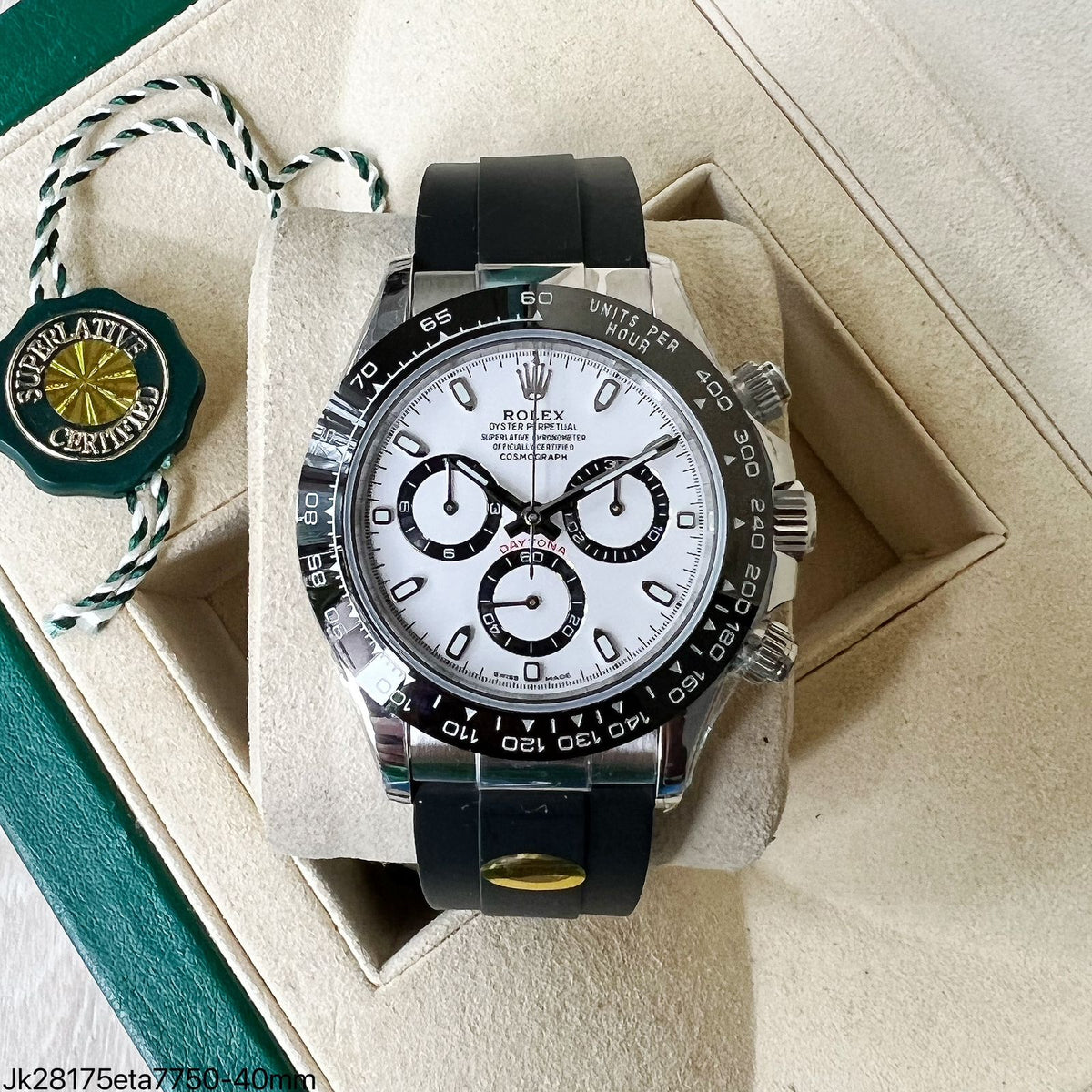 ROLEX DAYTONA 116519WSR ETA SUPER CLONE
