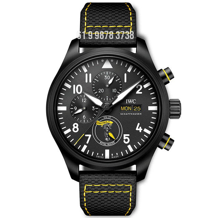 IWC PILOT  PRETO 44MM SUPER CLONE
