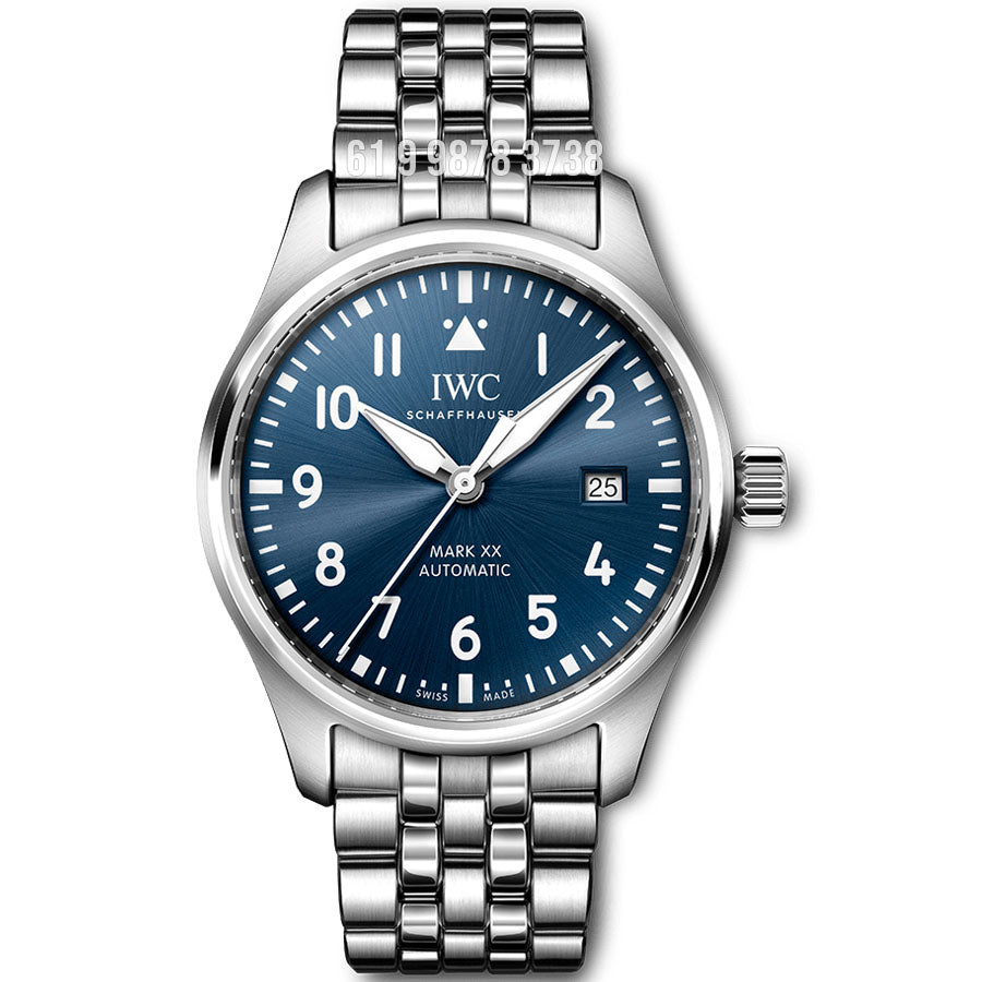 IWC MARK XVIII PRATA AZUL 41MM SUPER CLONE