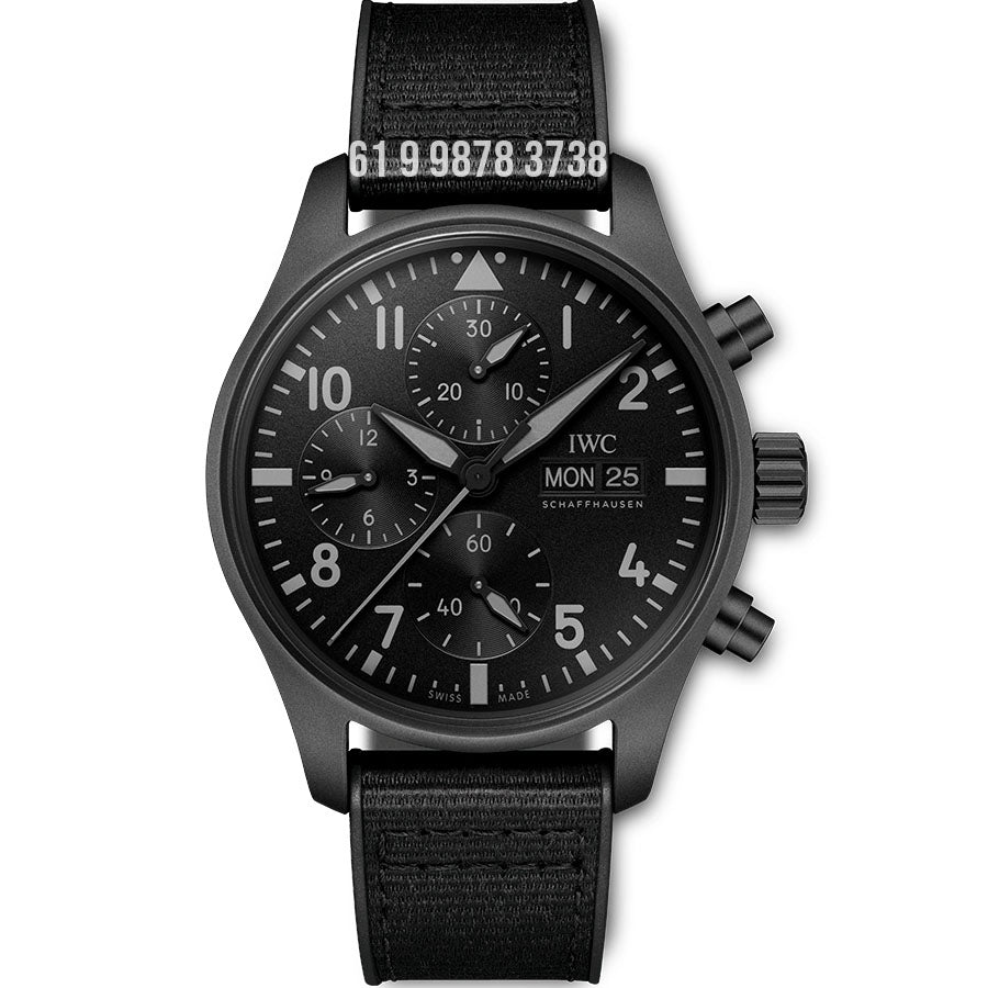 IWC PILOT  PRETO 43MM SUPER CLONE