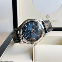 PATEK PHILIPPE ANNUAL CALENDAR PRATA 40MM SUPER CLONE