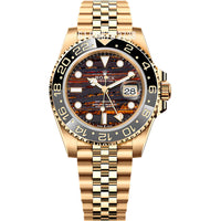 ROLEX GMT MASTER II GOLD ETA J78165 SUPER CLONE
