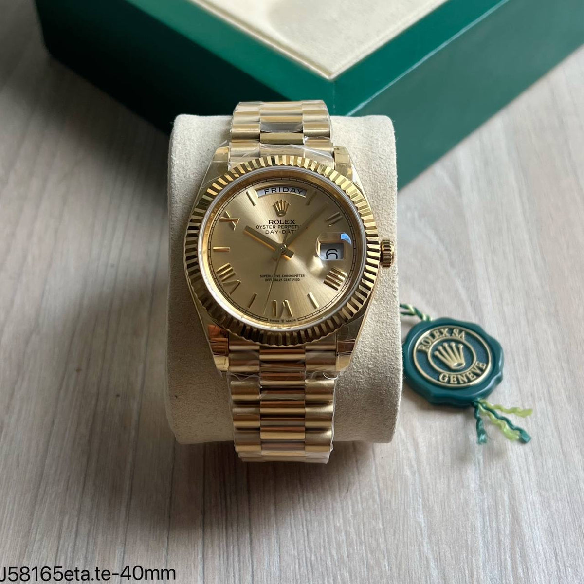 ROLEX DAY DATE GOLD ETA SUPER CLONE